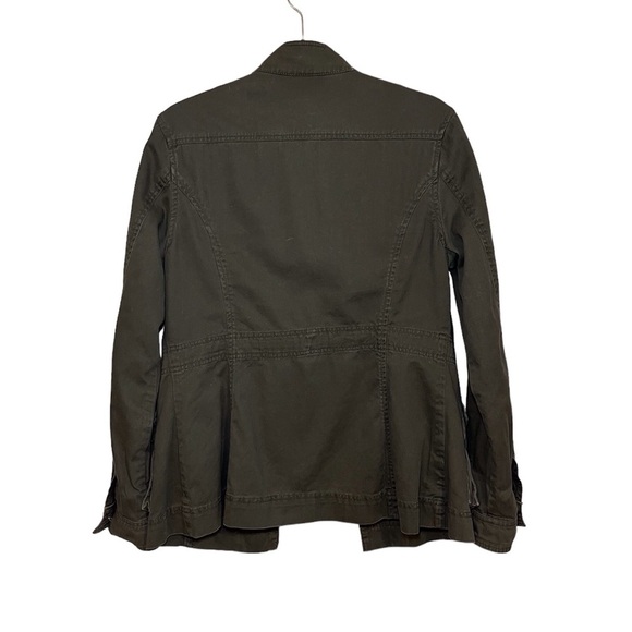 Forever 21 Women's Army Green Utility Jacket Size: 10 - Picture 3 of 8